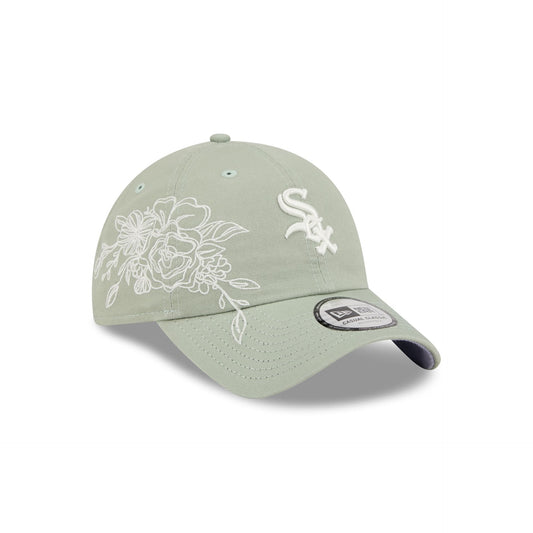 Chicago White Sox Stitched Flowers Casual Classic Adjustable Hat