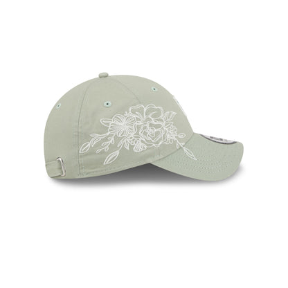 Las Vegas Raiders Stitched Flowers Casual Classic Adjustable Hat