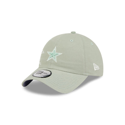 Dallas Cowboys Stitched Flowers Casual Classic Adjustable Hat