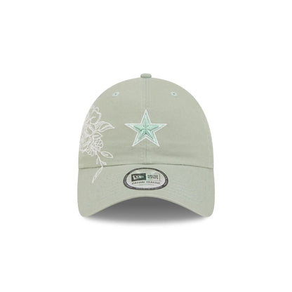 Dallas Cowboys Stitched Flowers Casual Classic Adjustable Hat