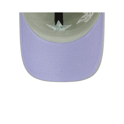 Dallas Cowboys Stitched Flowers Casual Classic Adjustable Hat