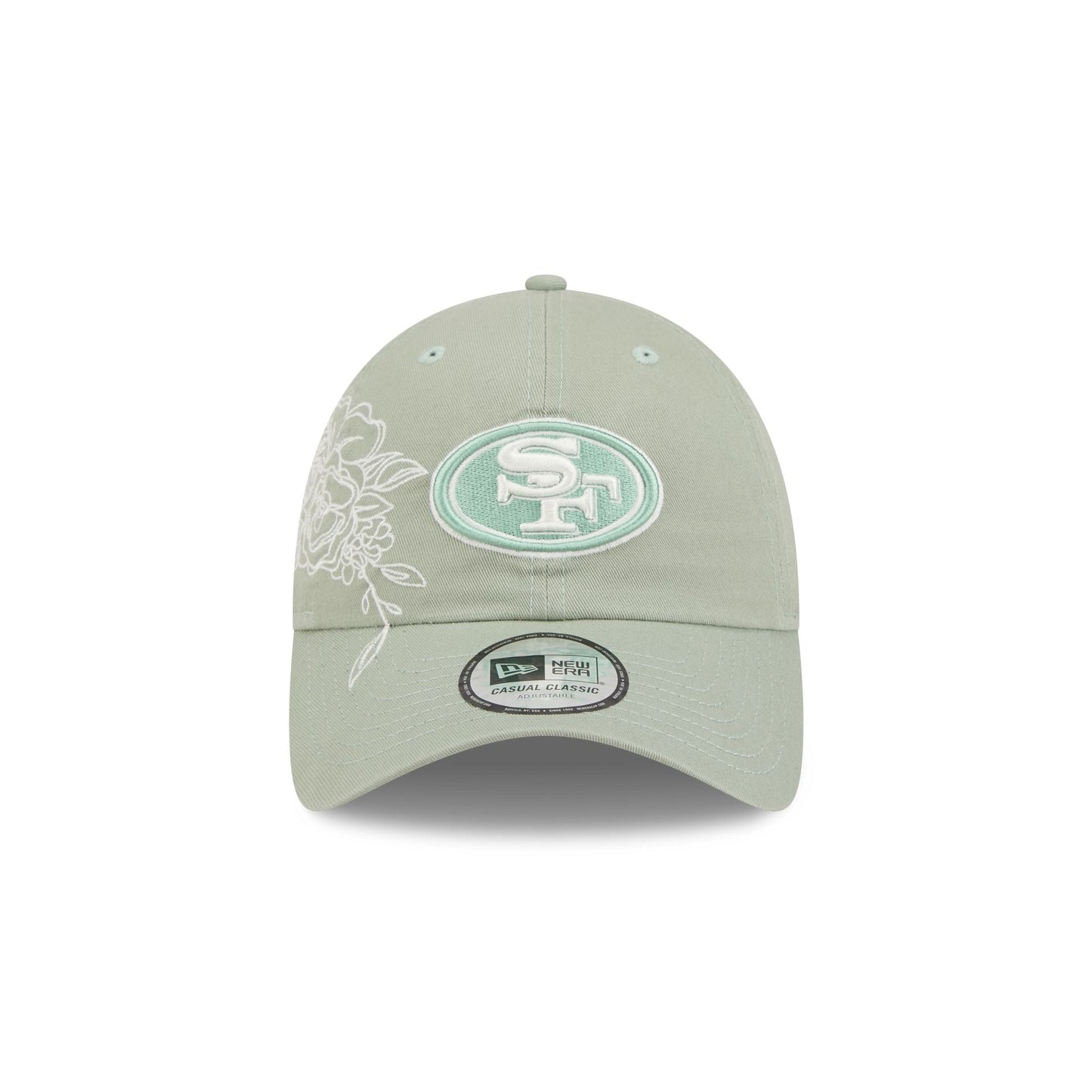 San Francisco 49ers Stitched Flowers Casual Classic Adjustable Hat