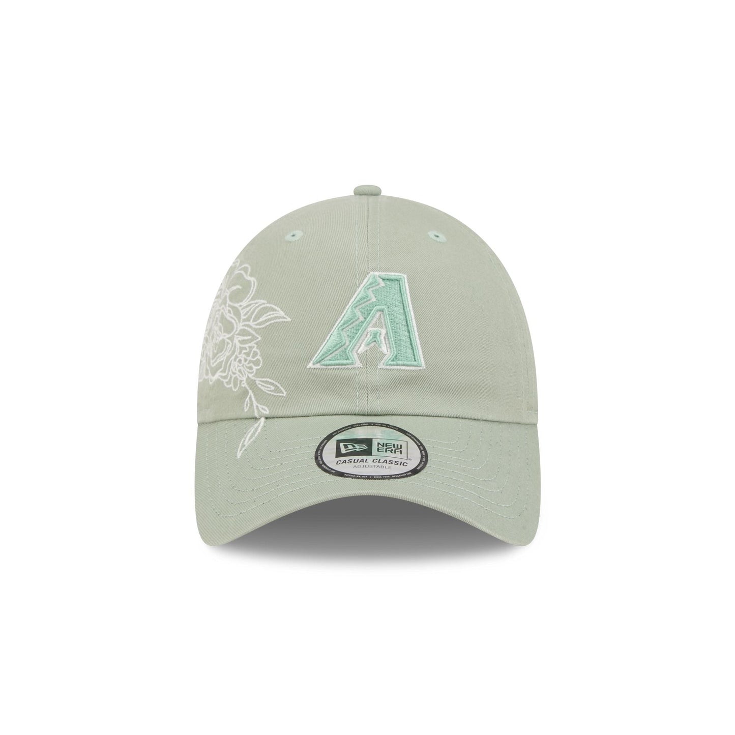 Arizona Diamondbacks Stitched Flowers Casual Classic Adjustable Hat