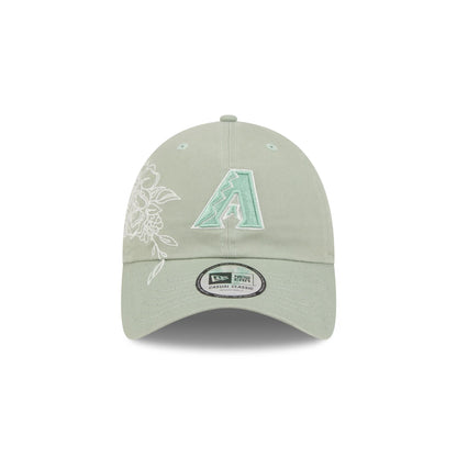 Arizona Diamondbacks Stitched Flowers Casual Classic Adjustable Hat
