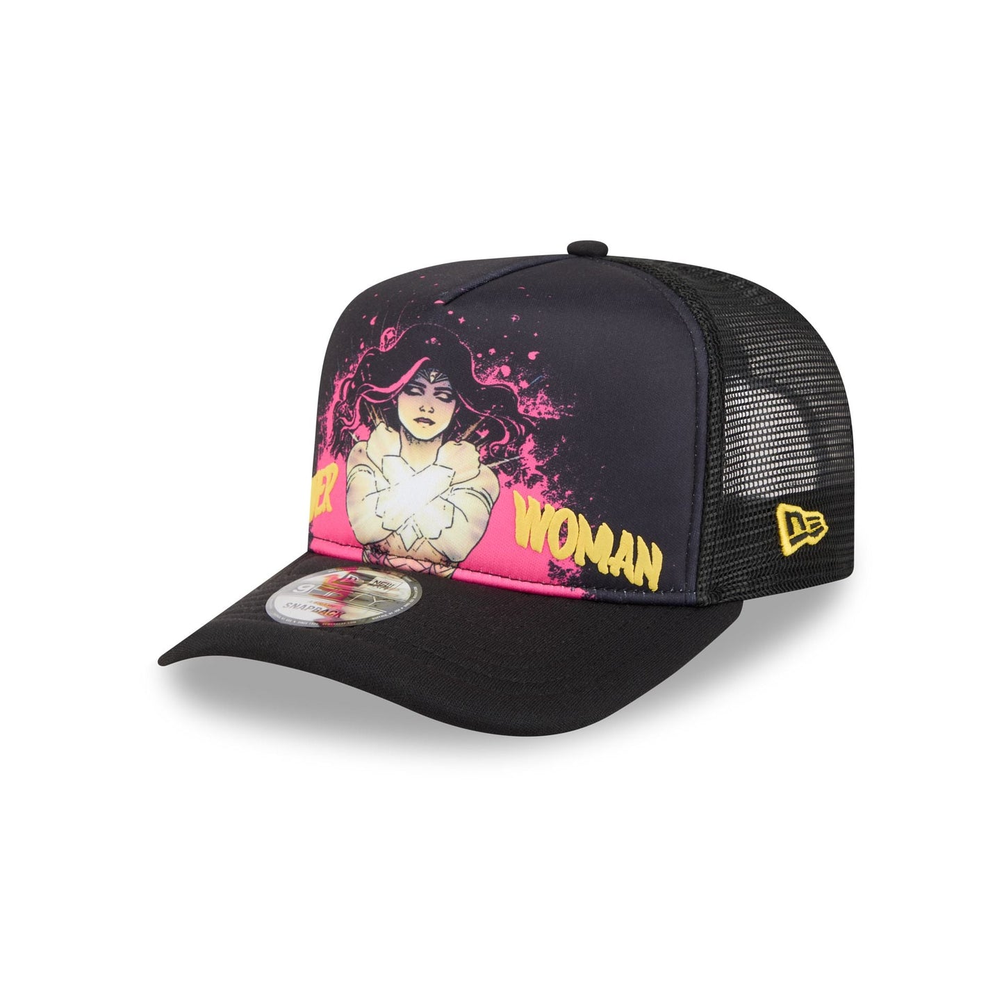 Wonder Woman Comic Graphic 9FIFTY A-Frame Trucker Hat