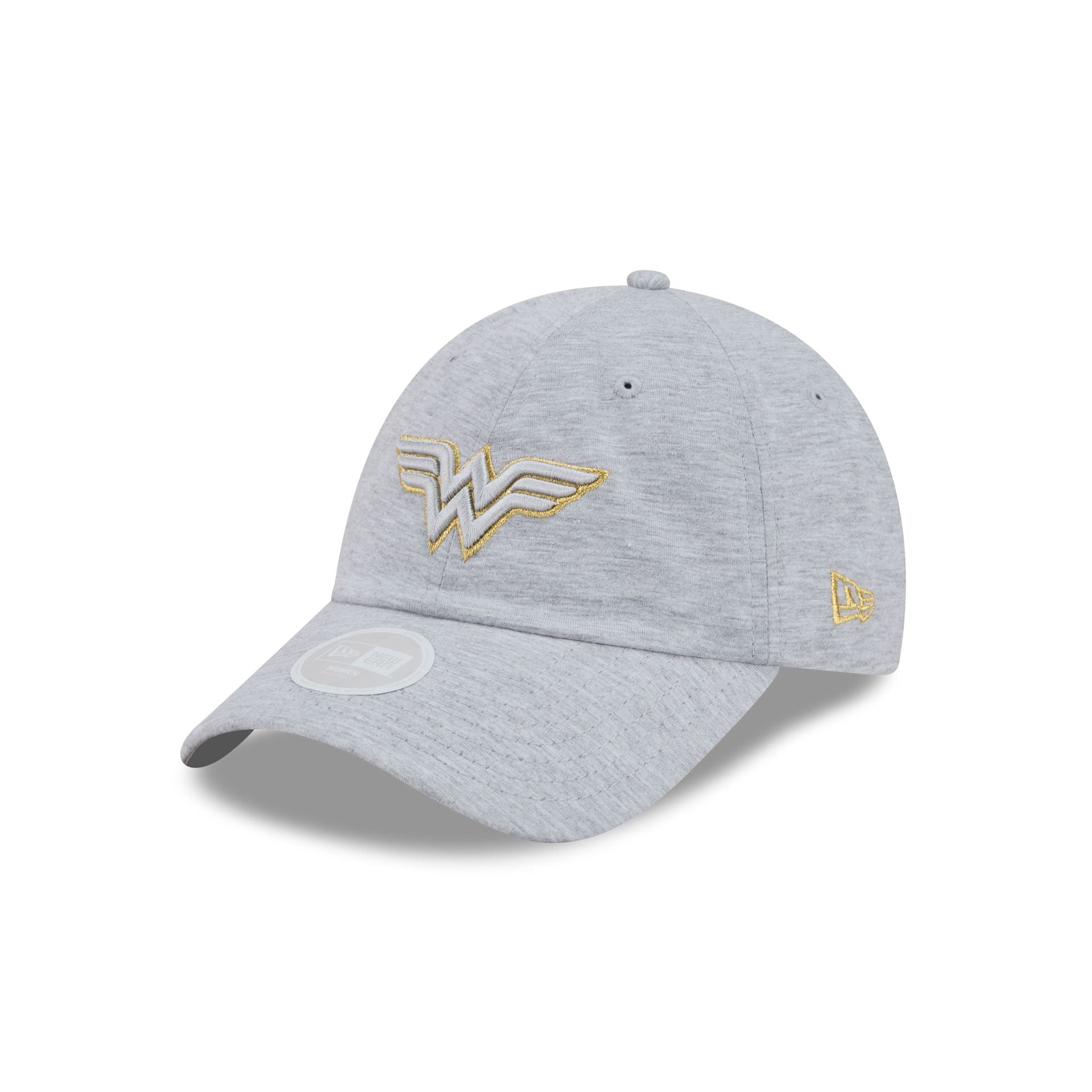Wonder Woman Heather Gray Women's Open Back Ponytail Hat