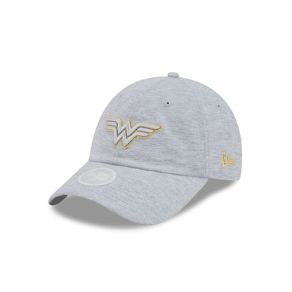 Wonder Woman Heather Gray Women's Open Back Ponytail Hat