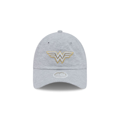 Wonder Woman Heather Gray Women's Open Back Ponytail Hat