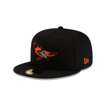 Baltimore Orioles Anniversary Sidepatch 59FIFTY Fitted Hat