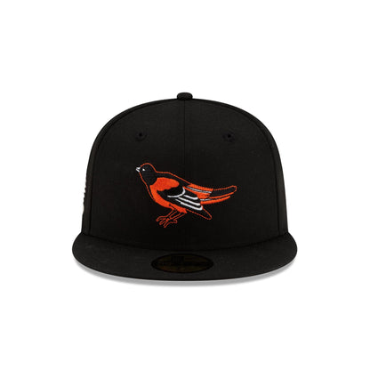 Baltimore Orioles Anniversary Sidepatch 59FIFTY Fitted Hat
