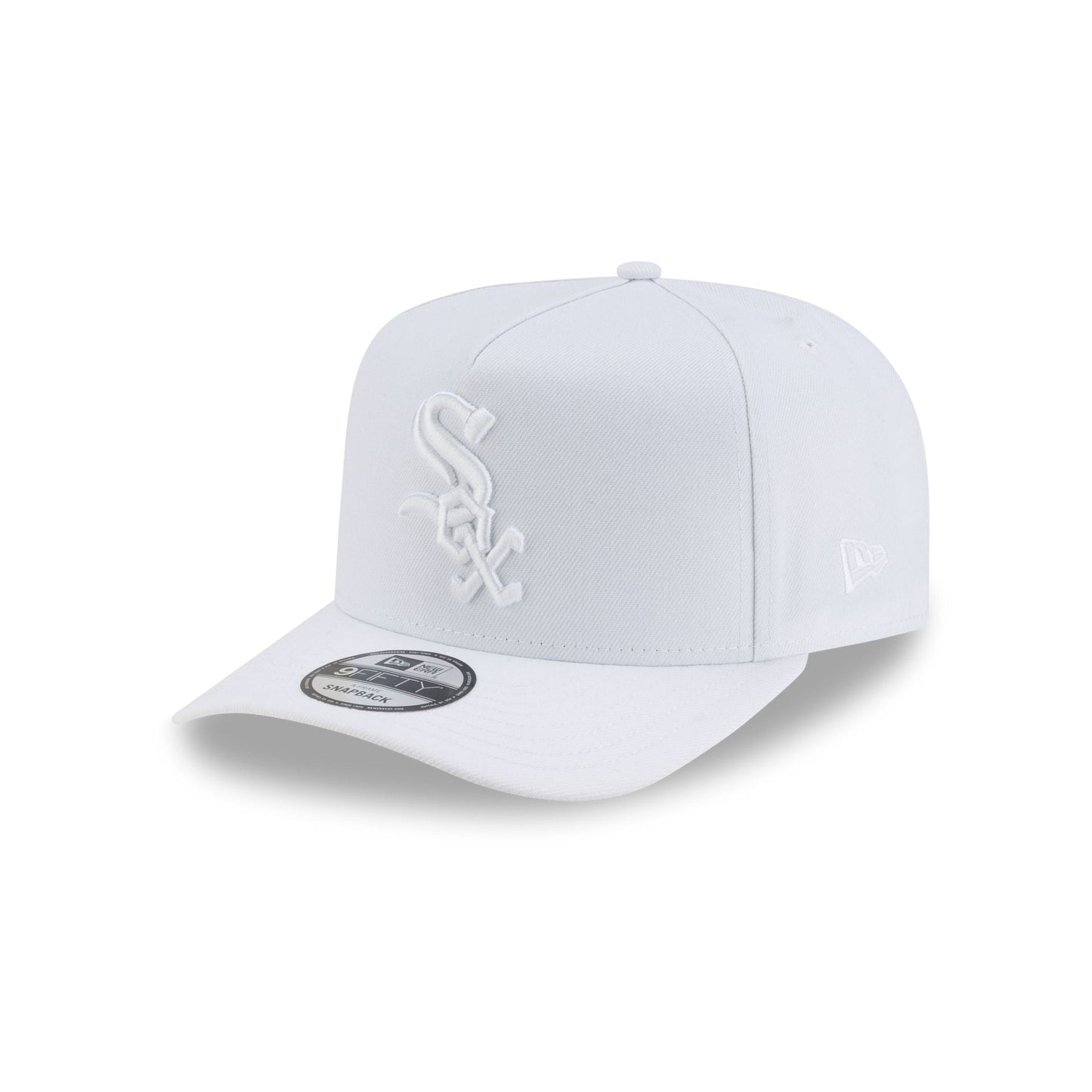 Chicago White Sox Basic Optic White 9FIFTY A-Frame Snapback Hat