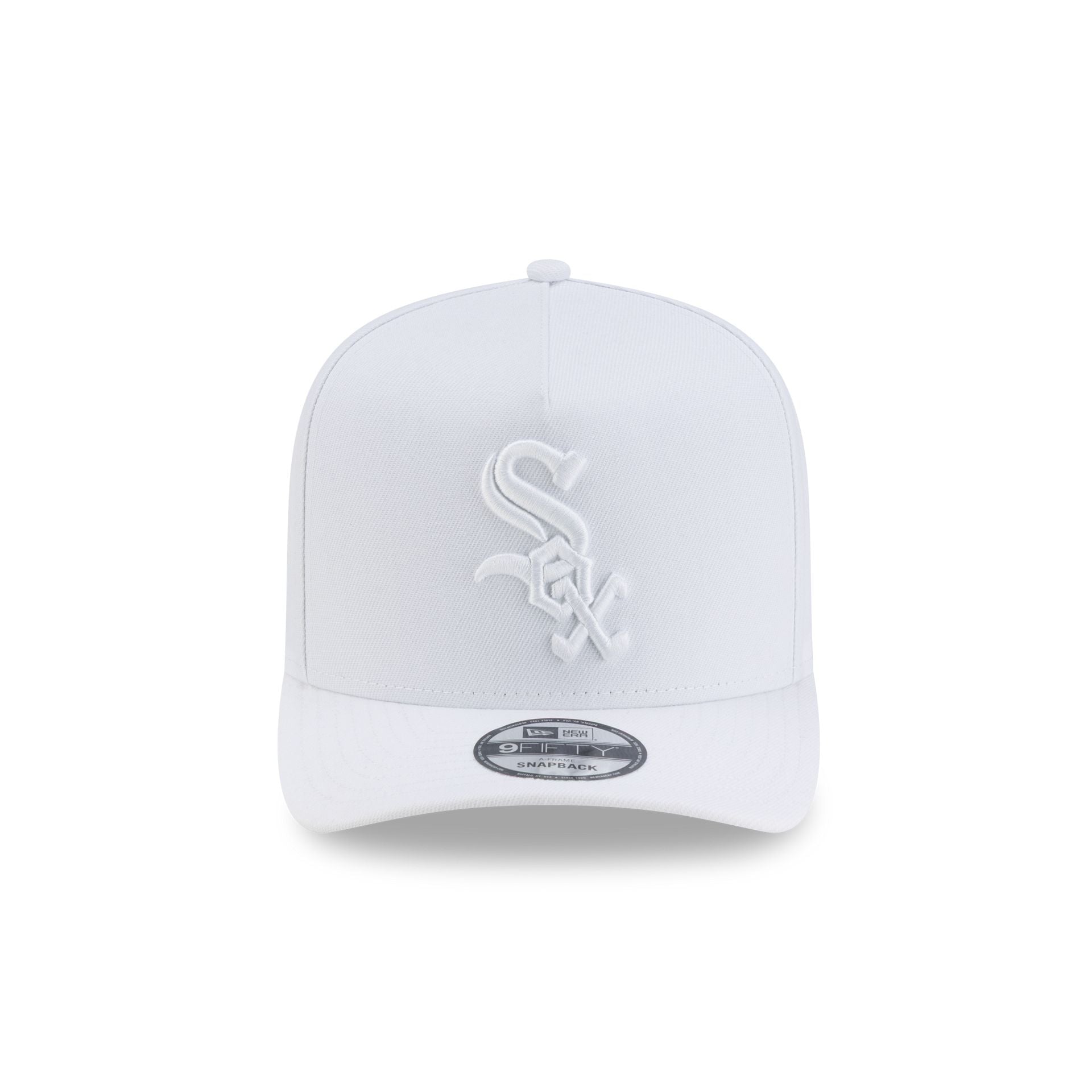 Chicago White Sox Basic Optic White 9FIFTY A-Frame Snapback Hat