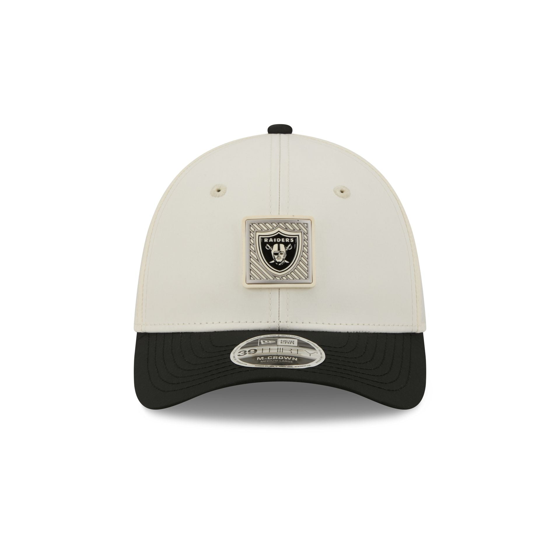 Las Vegas Raiders 2026 Training 39THIRTY M-Crown Stretch-Fit Hat