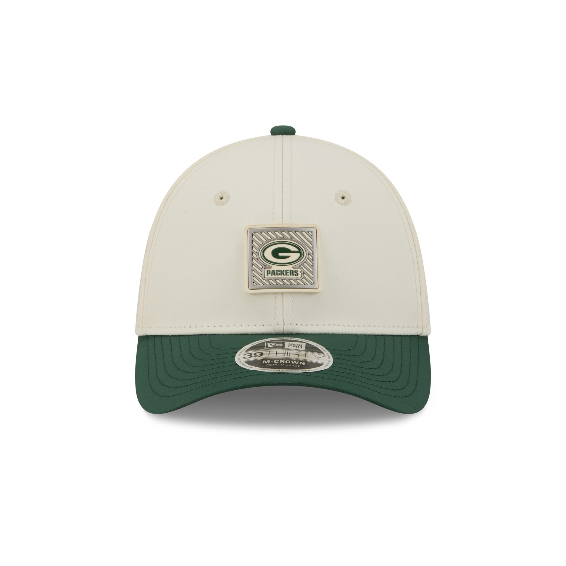 Green Bay Packers 2026 Training 39THIRTY M-Crown Stretch-Fit Hat