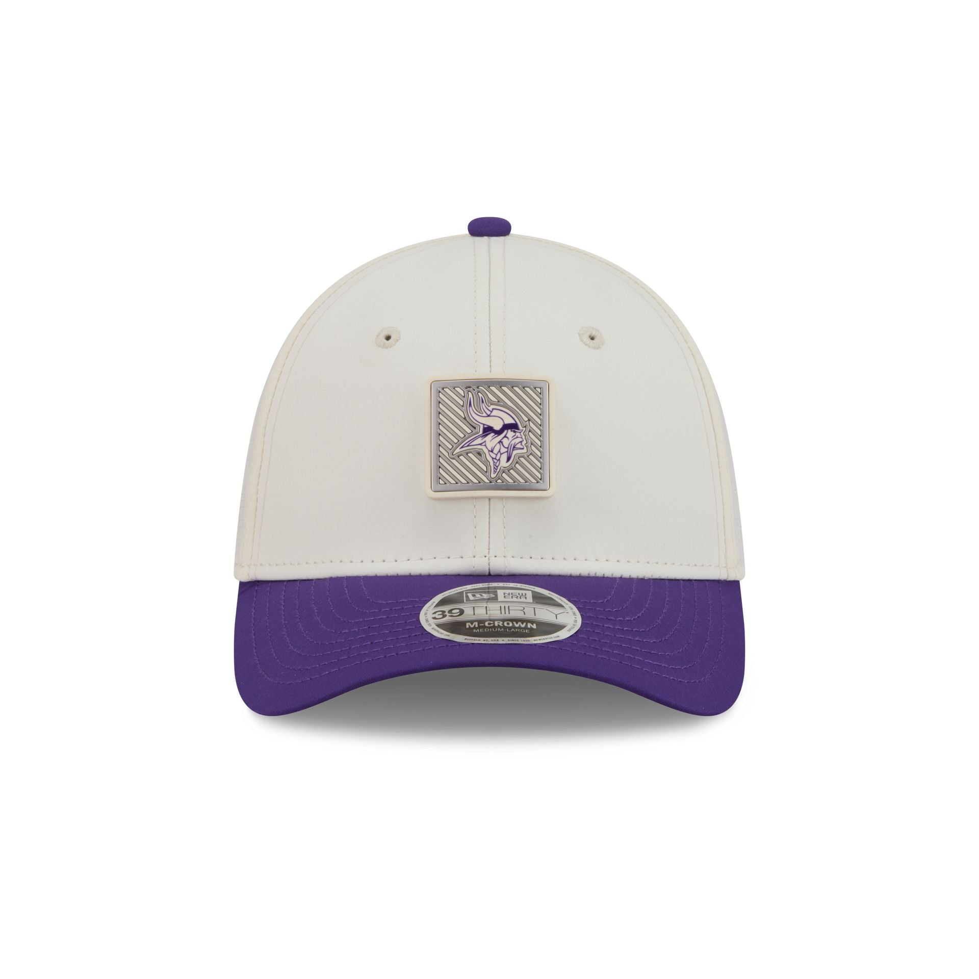 Minnesota Vikings 2026 Training 39THIRTY M-Crown Stretch-Fit Hat