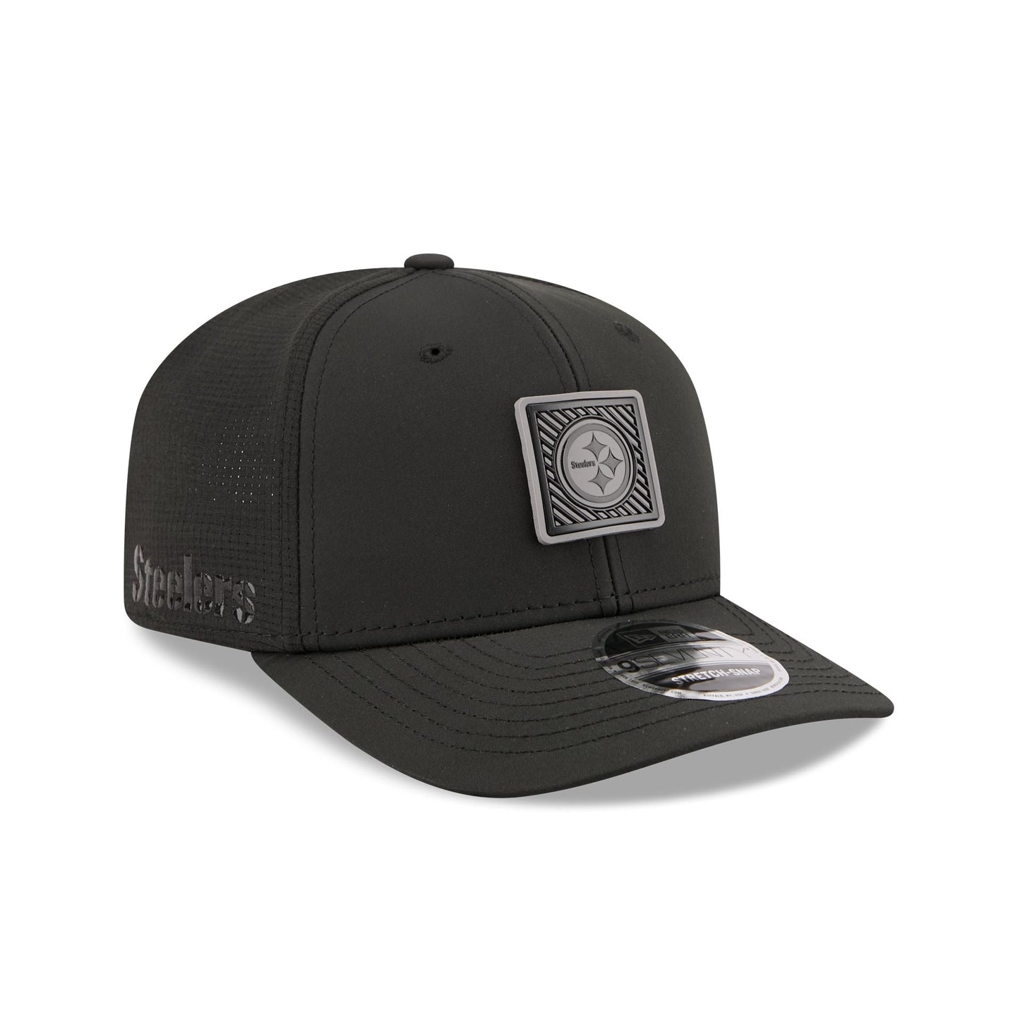 Pittsburgh Steelers 2026 Training Black 9SEVENTY Stretch-Snap Hat