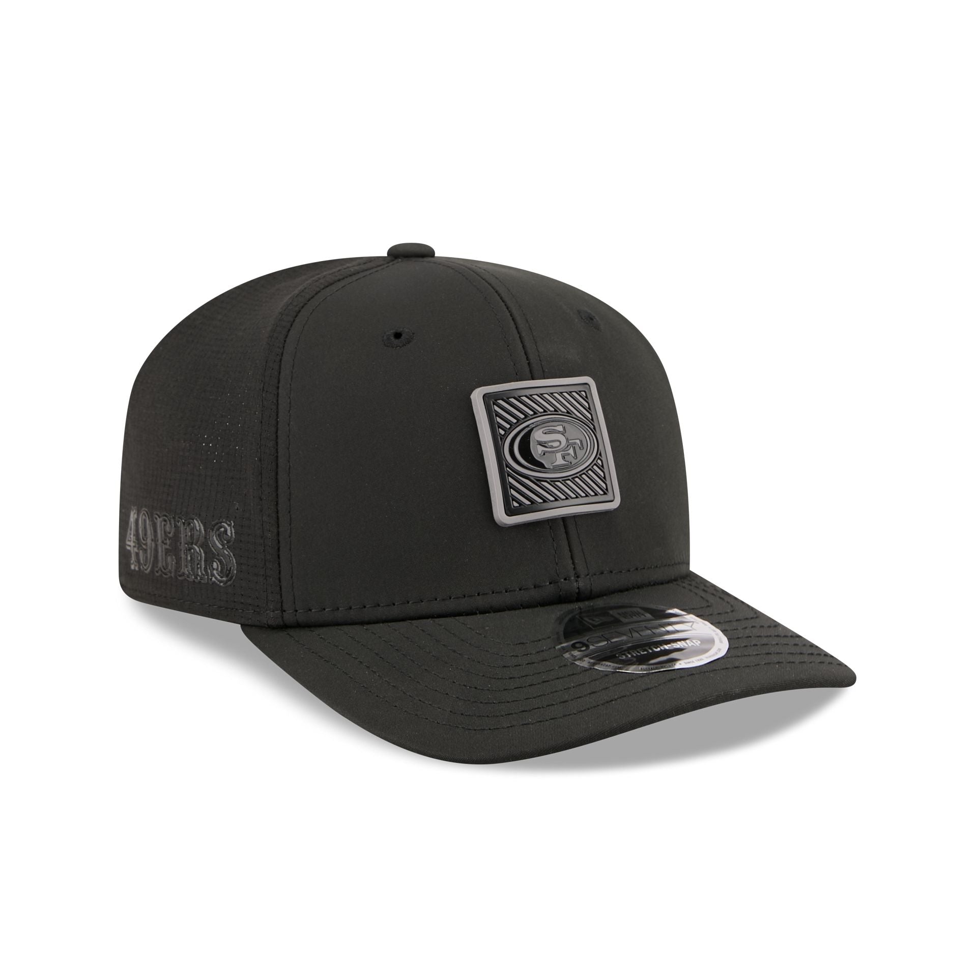 San Francisco 49ers 2026 Training Black 9SEVENTY Stretch-Snap Hat