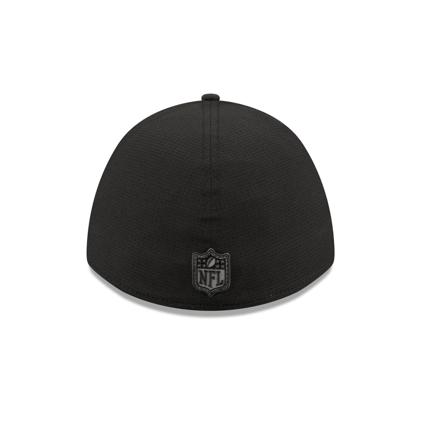 Las Vegas Raiders 2026 Training Black 39THIRTY M-Crown Stretch-Fit Hat
