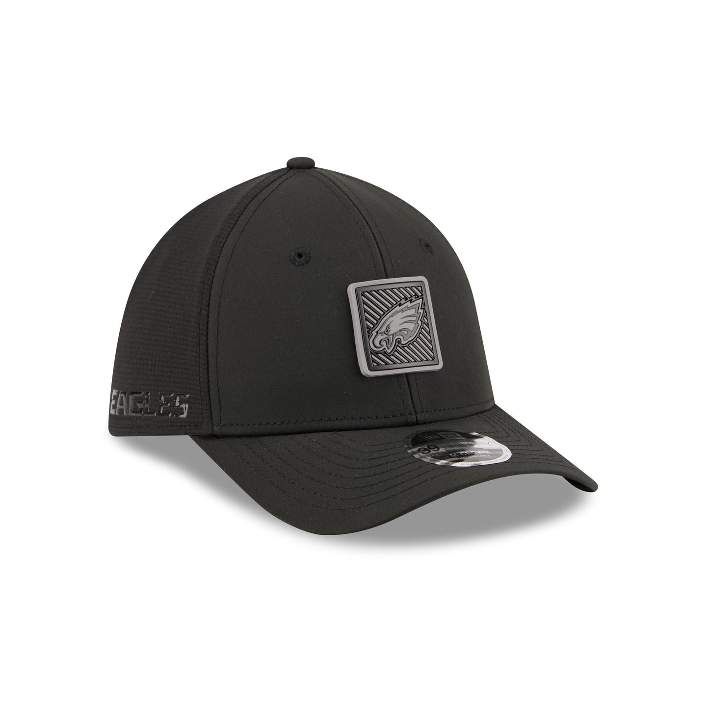 Philadelphia Eagles 2026 Training Black 39THIRTY M-Crown Stretch-Fit Hat