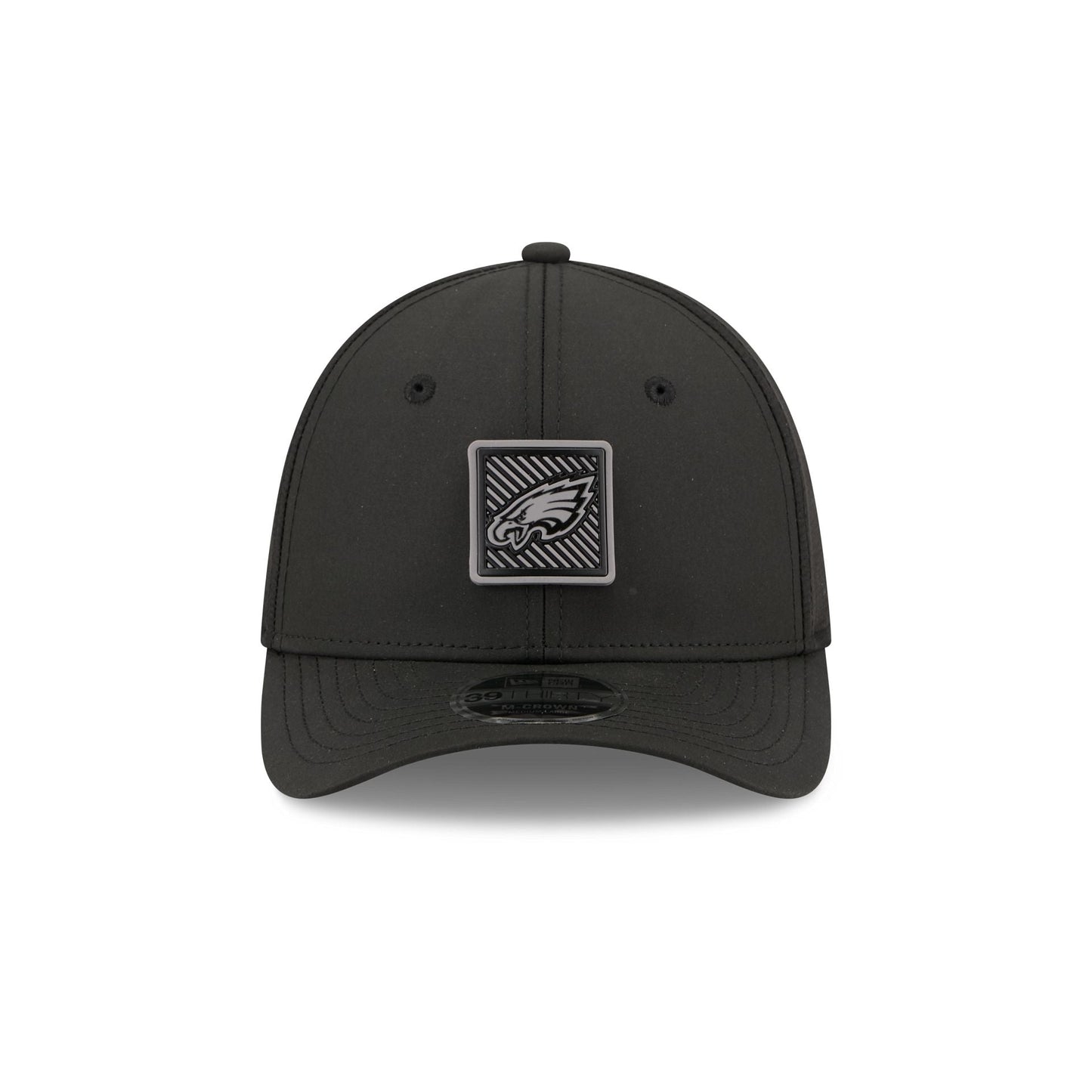 Philadelphia Eagles 2026 Training Black 39THIRTY M-Crown Stretch-Fit Hat