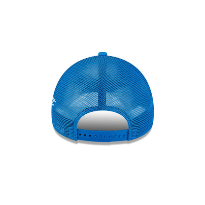 Detroit Lions Side Script 9FORTY A-Frame Trucker Hat