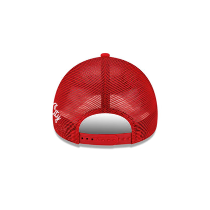 Kansas City Chiefs Side Script 9FORTY A-Frame Trucker Hat