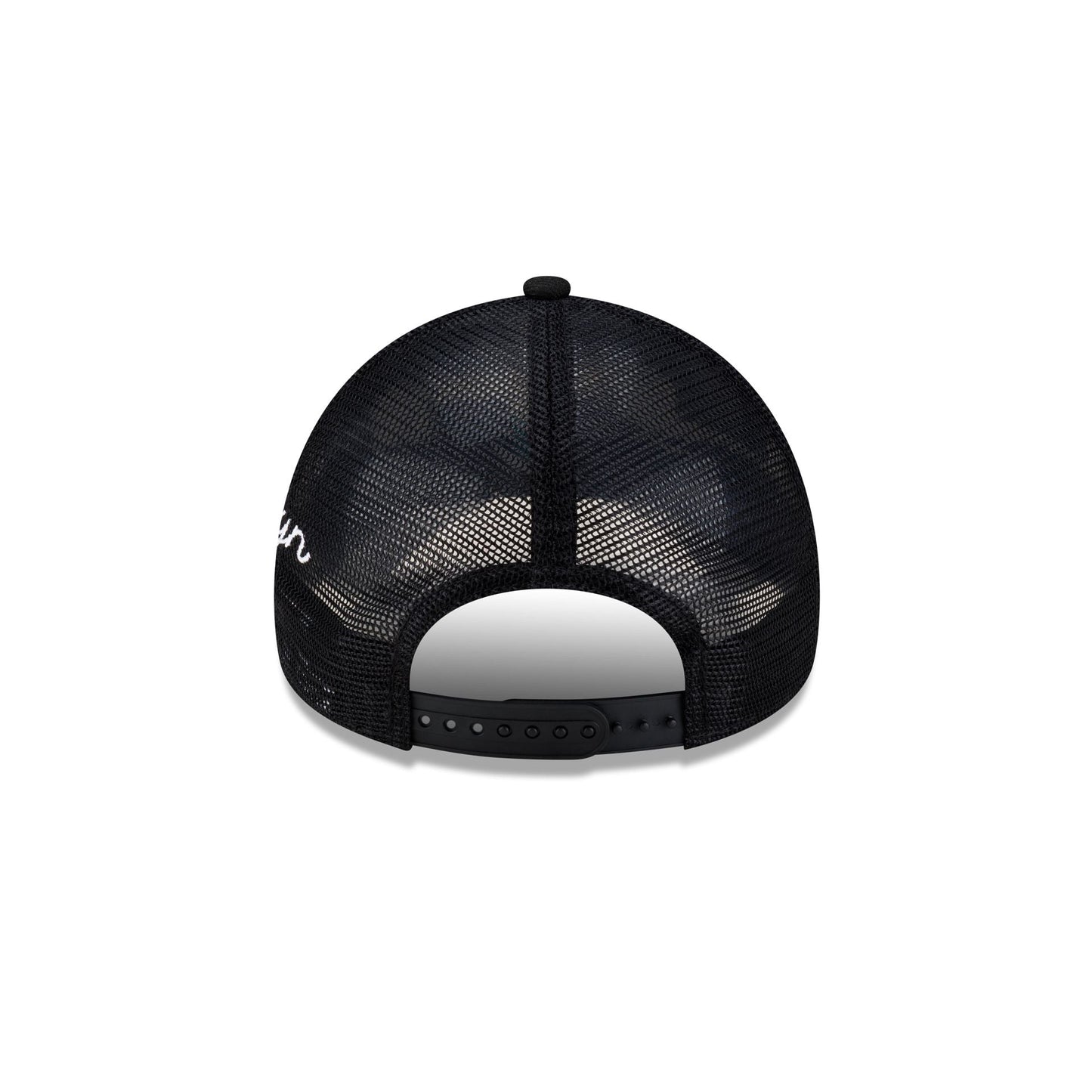 Brooklyn Nets Side Script 9FORTY A-Frame Trucker Hat
