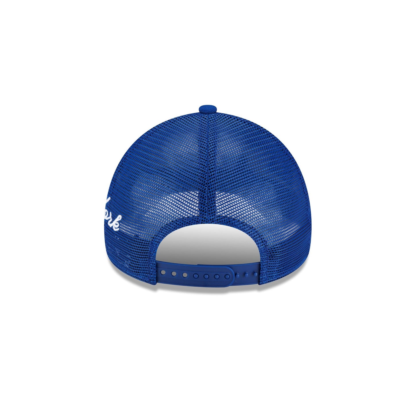 New York Mets Side Script 9FORTY A-Frame Trucker Hat