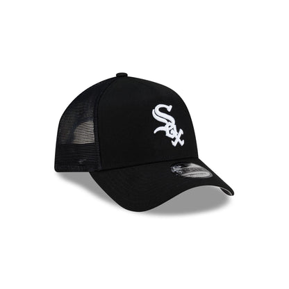 Chicago White Sox Side Script 9FORTY A-Frame Trucker Hat
