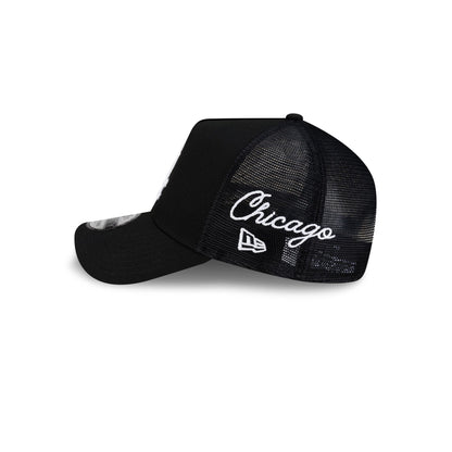Chicago White Sox Side Script 9FORTY A-Frame Trucker Hat