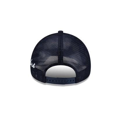 New York Yankees Side Script 9FORTY A-Frame Trucker Hat