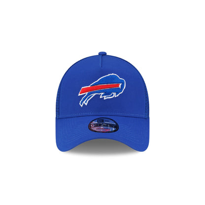Buffalo Bills Side Script 9FORTY A-Frame Trucker Hat