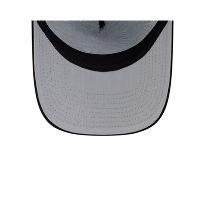Philadelphia Eagles Side Script Black 9FORTY A-Frame Trucker Hat
