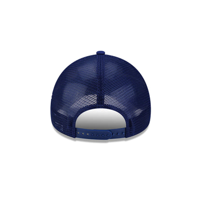 Texas Rangers Side Script 9FORTY A-Frame Trucker Hat