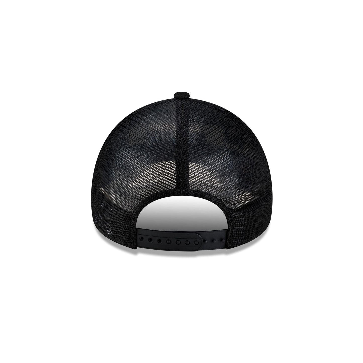 Dallas Cowboys Side Script Black 9FORTY A-Frame Trucker Hat