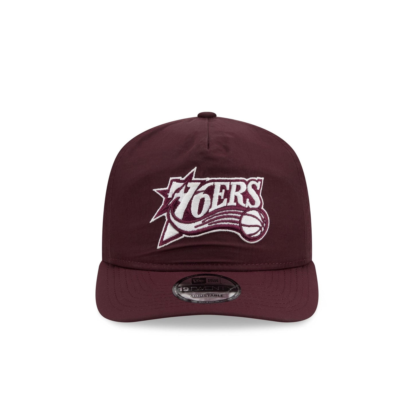 Philadelphia 76ers Burgundy Nylon 19TWENTY Adjustable Hat