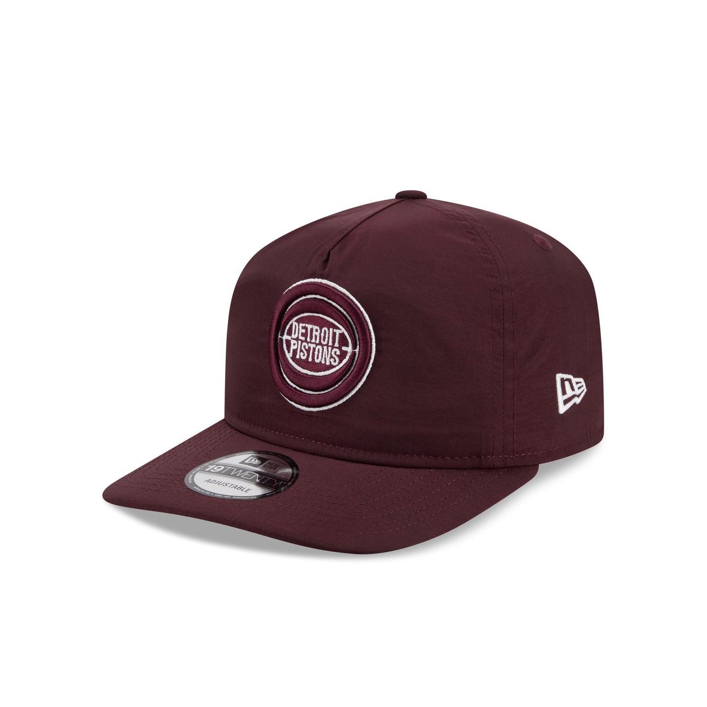 Detroit Pistons Burgundy Nylon 19TWENTY Adjustable Hat