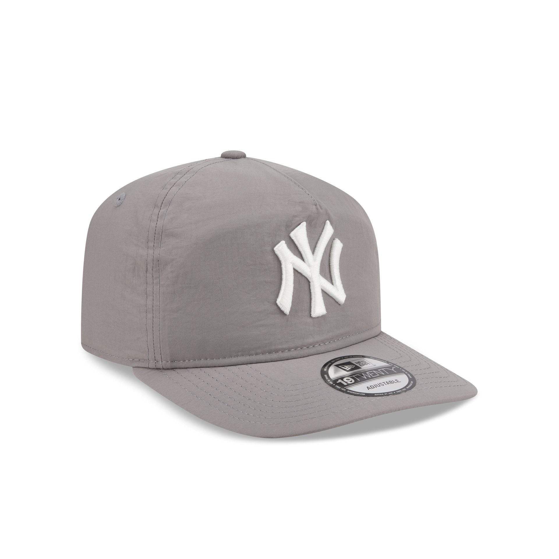 New York Yankees Gray Nylon 19TWENTY Adjustable Hat