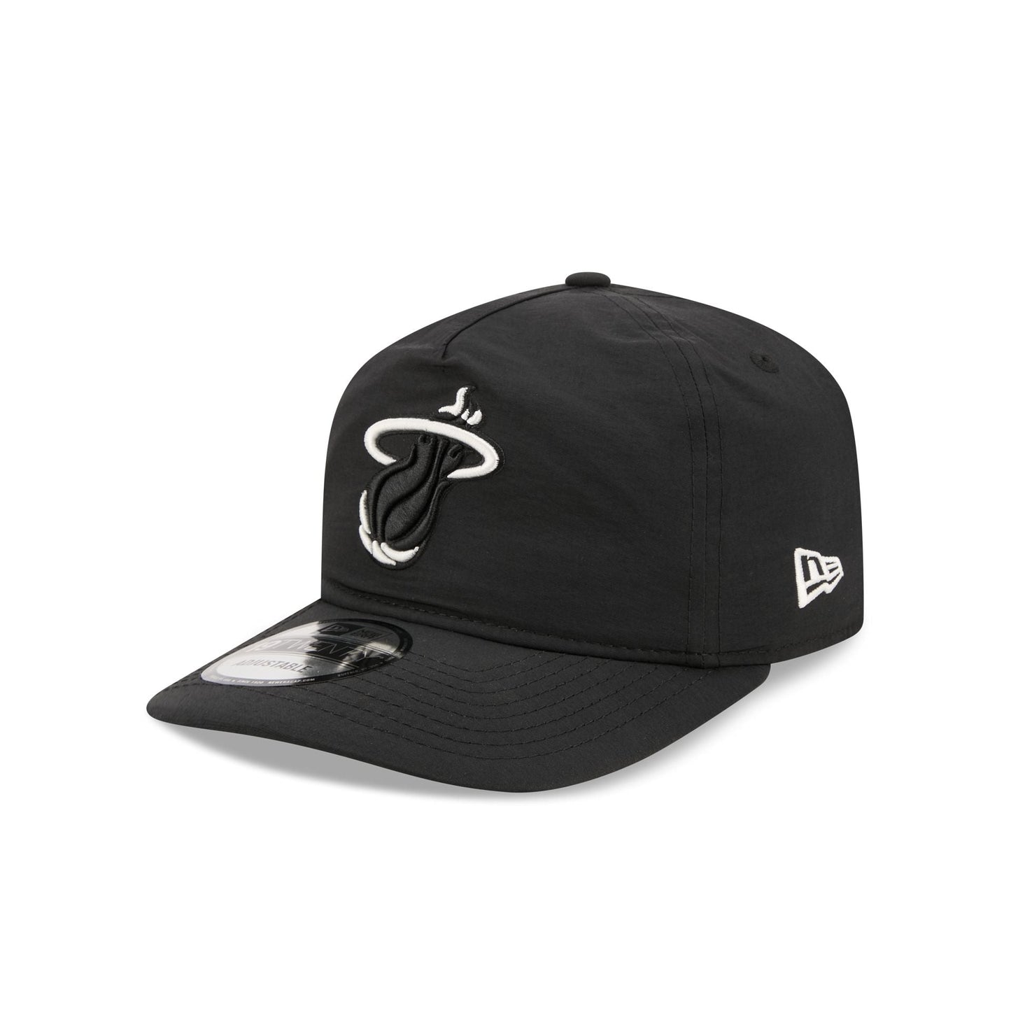 Miami Heat Black Nylon 19TWENTY Adjustable Hat