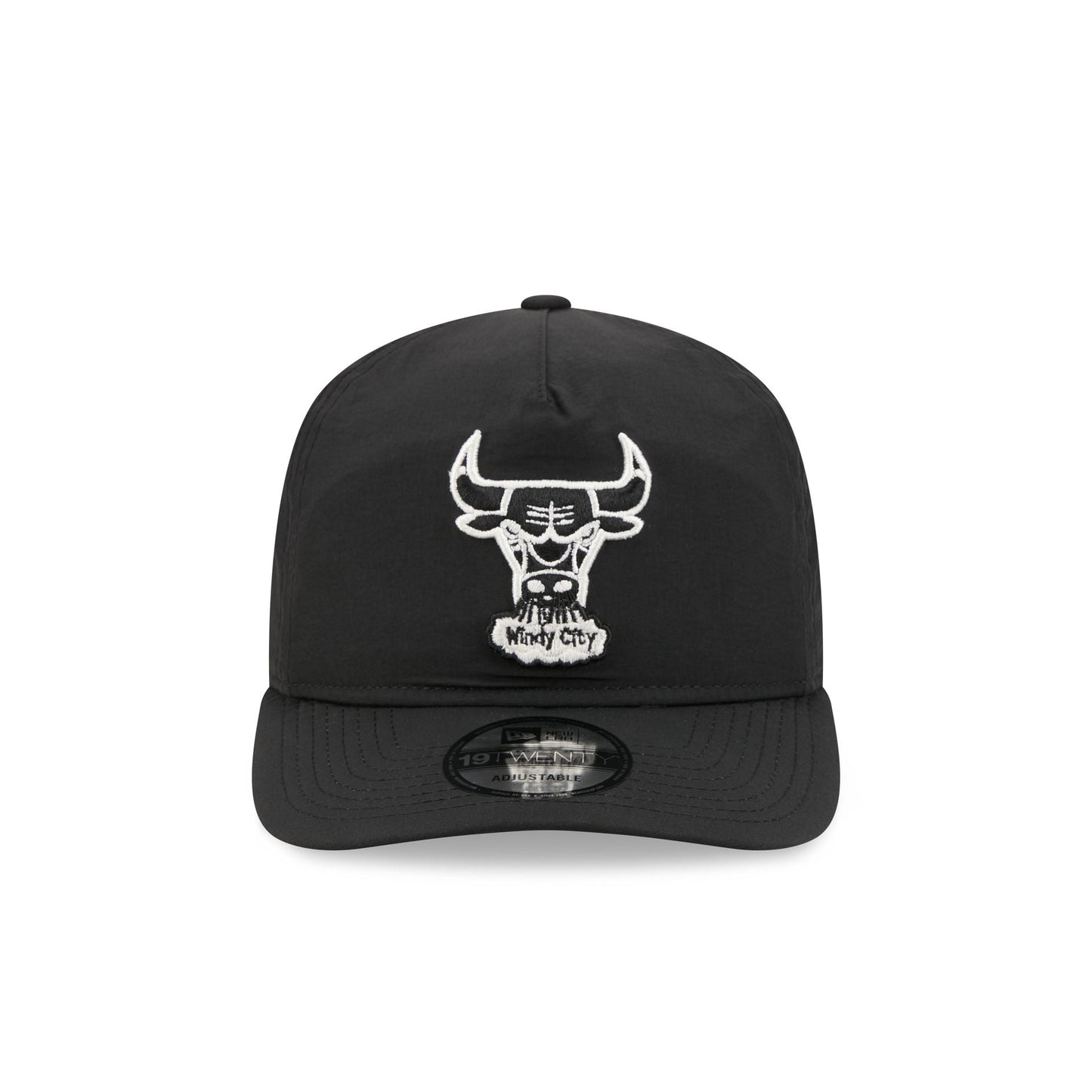 Chicago Bulls Black Nylon 19TWENTY Adjustable Hat