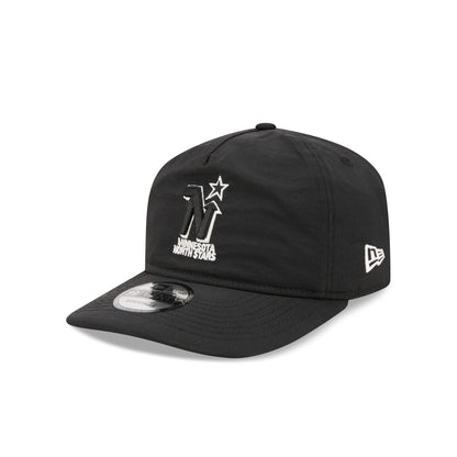 Minnesota North Stars Black Nylon 19TWENTY Adjustable Hat