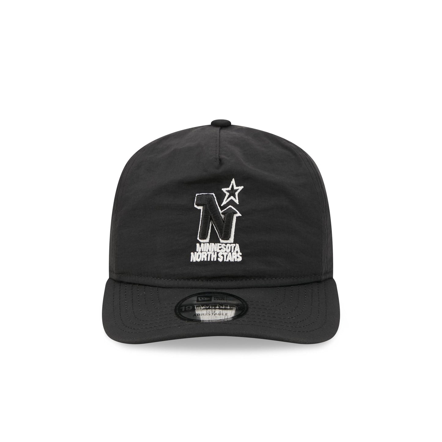 Minnesota North Stars Black Nylon 19TWENTY Adjustable Hat