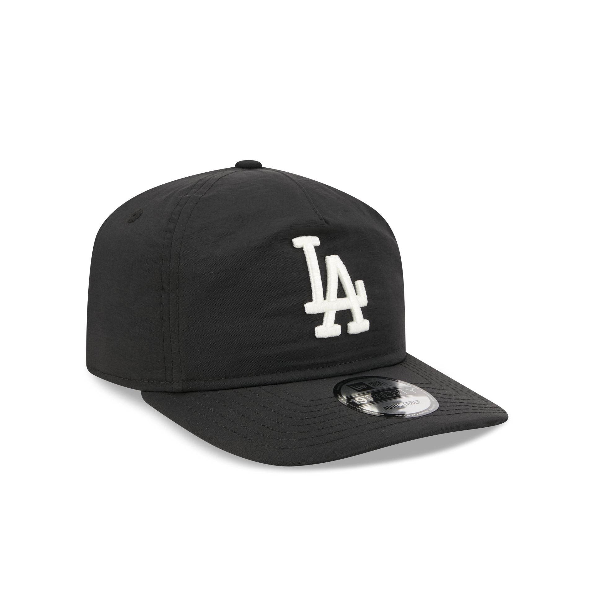 Los Angeles Dodgers Black Nylon 19TWENTY Adjustable Hat