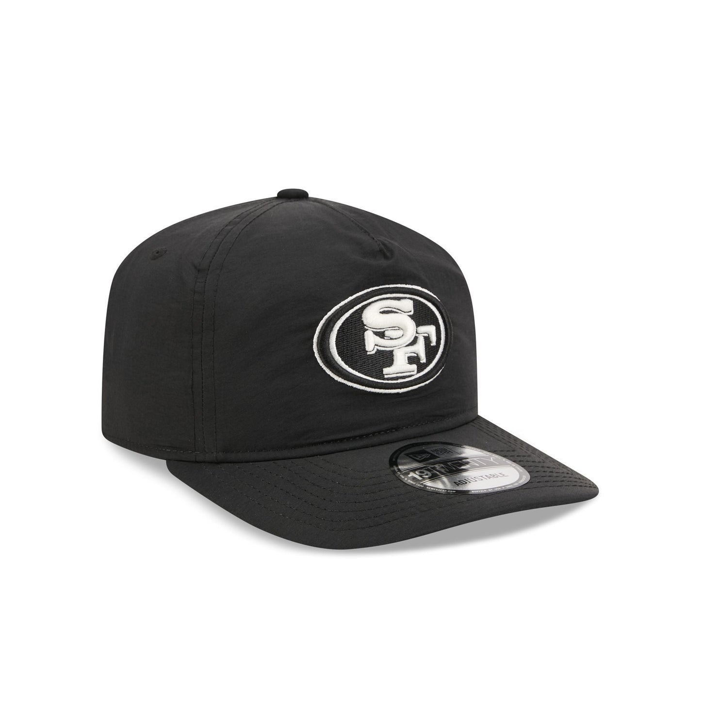 San Francisco 49ers Black Nylon 19TWENTY Adjustable Hat