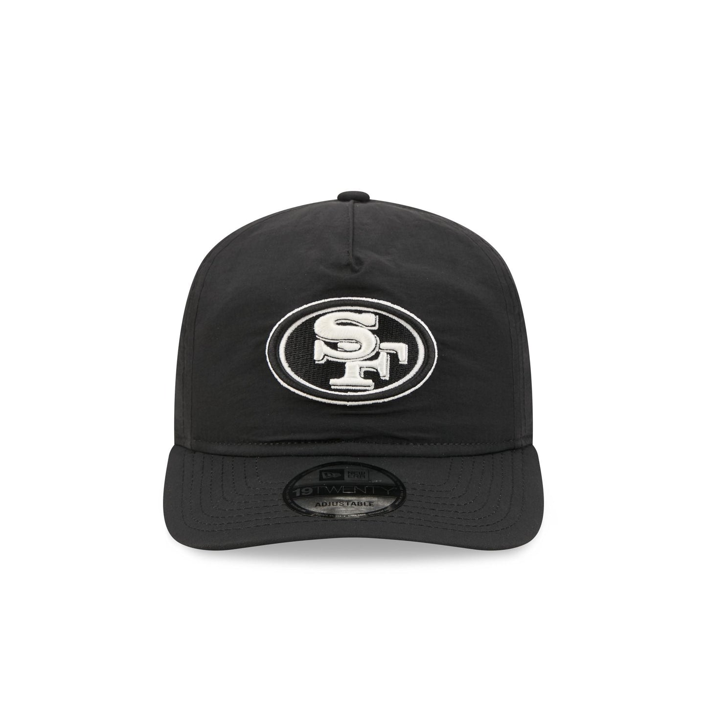 San Francisco 49ers Black Nylon 19TWENTY Adjustable Hat