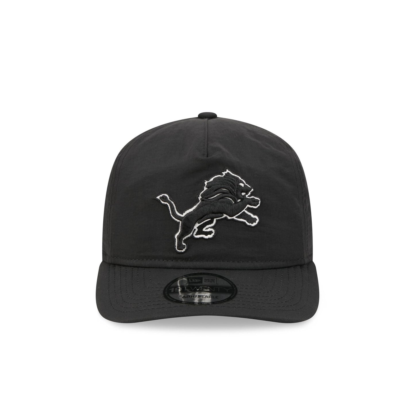 Detroit Lions Black Nylon 19TWENTY Adjustable Hat