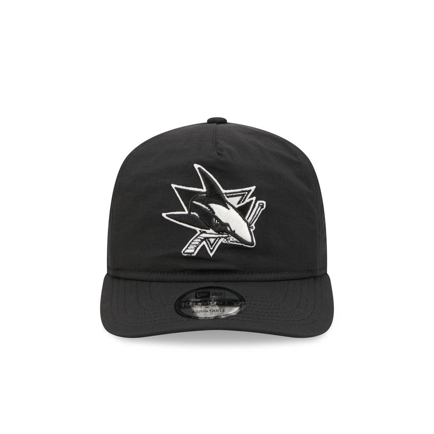 San Jose Sharks Black Nylon 19TWENTY Adjustable Hat