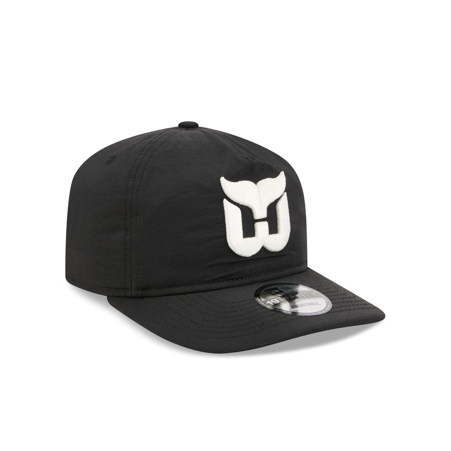 Hartford Whalers Black Nylon 19TWENTY Adjustable Hat