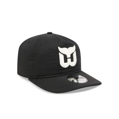 Hartford Whalers Black Nylon 19TWENTY Adjustable Hat