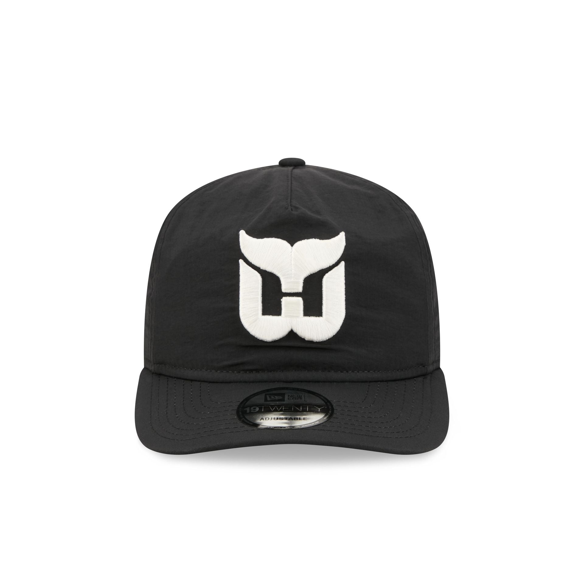Hartford Whalers Black Nylon 19TWENTY Adjustable Hat